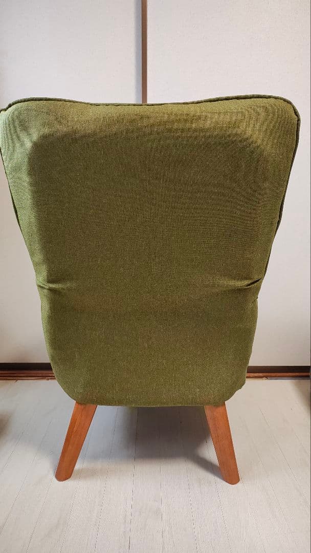モダン グリーン アームチェア