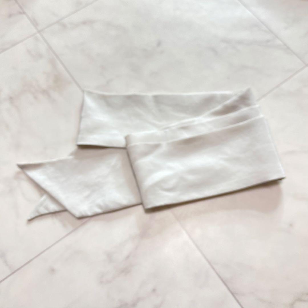 美品✨SOEJU シルク100% ボウタイブラウス　ライトグレー　洗える