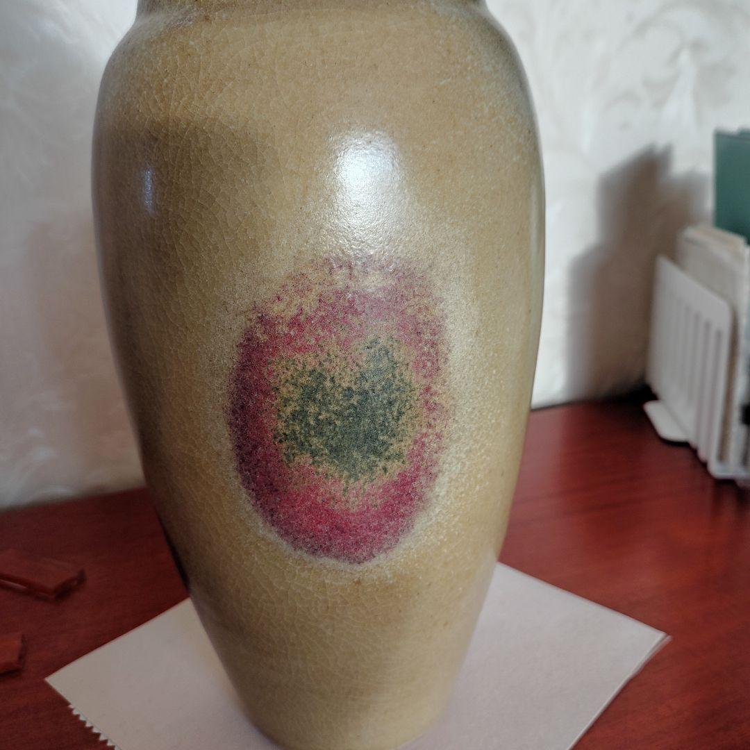 初代 山崎光洋の京焼花瓶