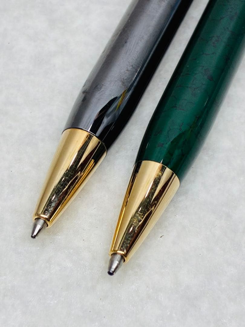 クロス CROSS ボールペン タウンゼント グリーン マーブル グレー 2本
