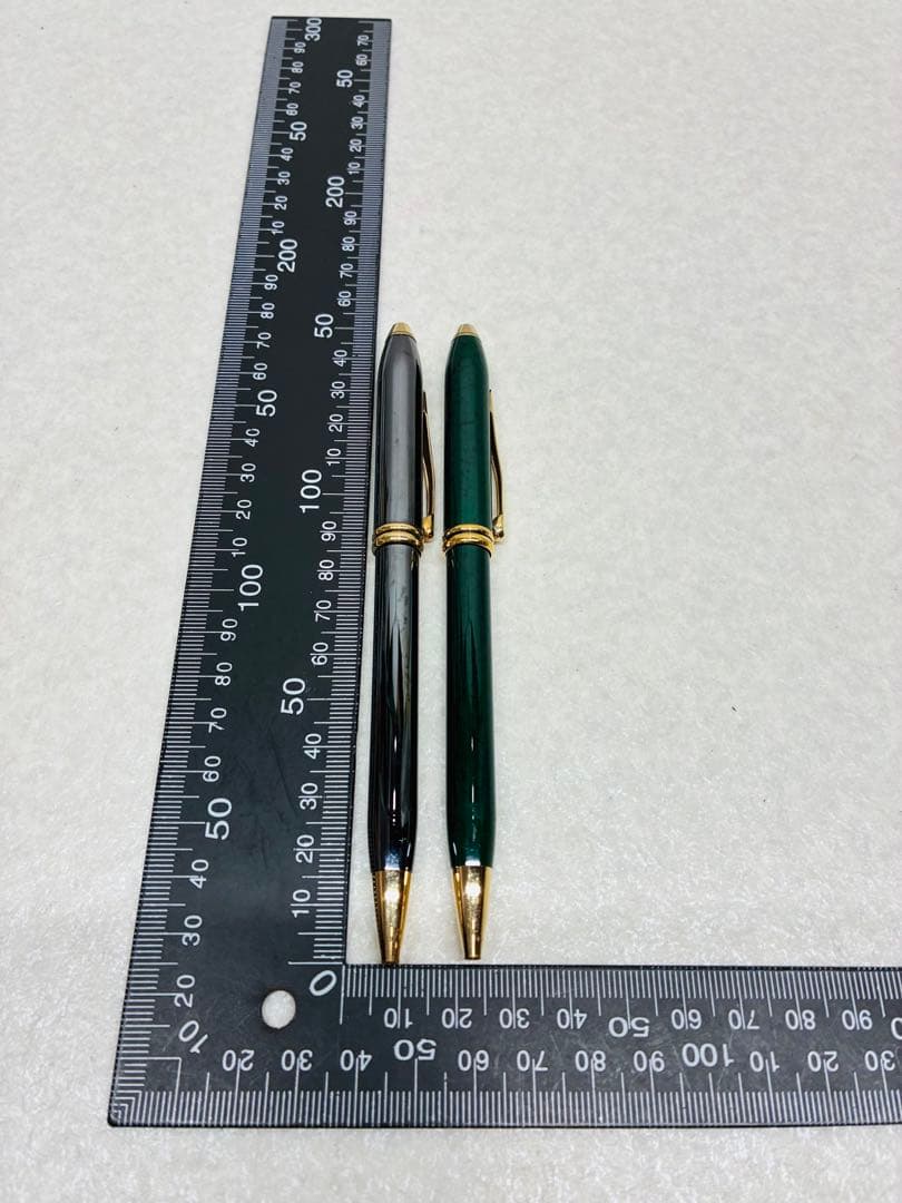 クロス CROSS ボールペン タウンゼント グリーン マーブル グレー 2本