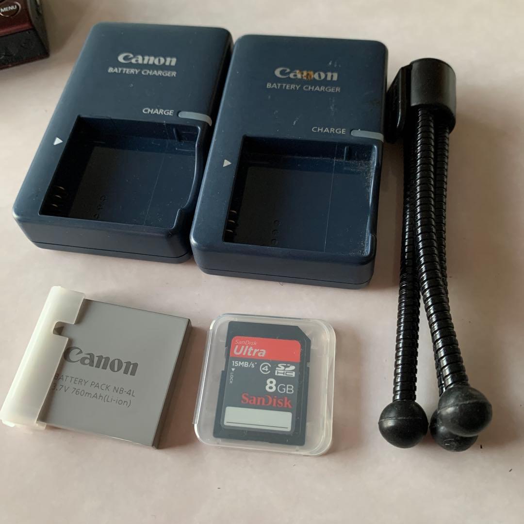 Canon デジカメIXY 20IS ブラウン 説明書、付属品有り、携帯ポーチ