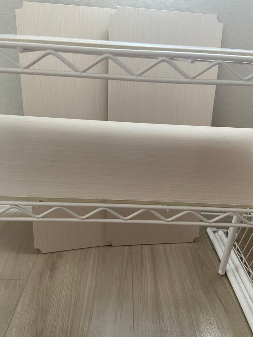 4段　メタルラック ボード付き　IRIS OHYAMA