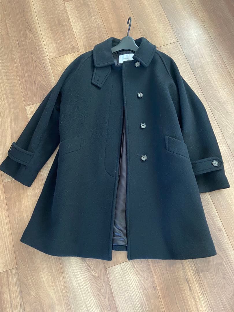 FRAMeWORK ラムウールMIXシャルムバルカラーコート