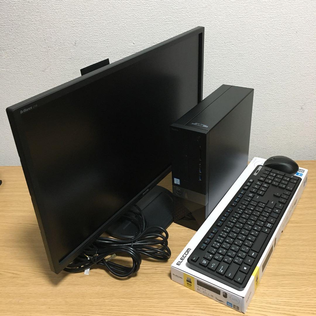 DELL VOSTRO Win11 大画面・高精細27モニター デスクトップPC