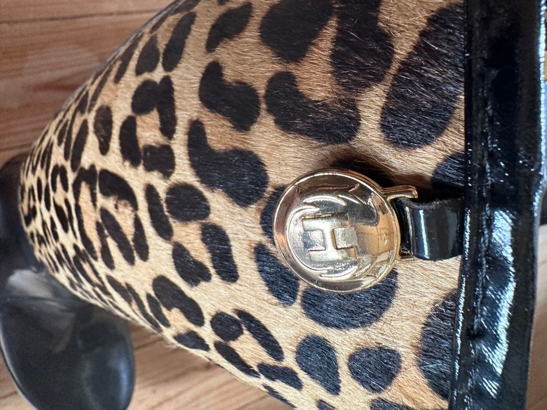 ☆HUNTERハンター⭐︎ハラコレオパード柄レインブーツ