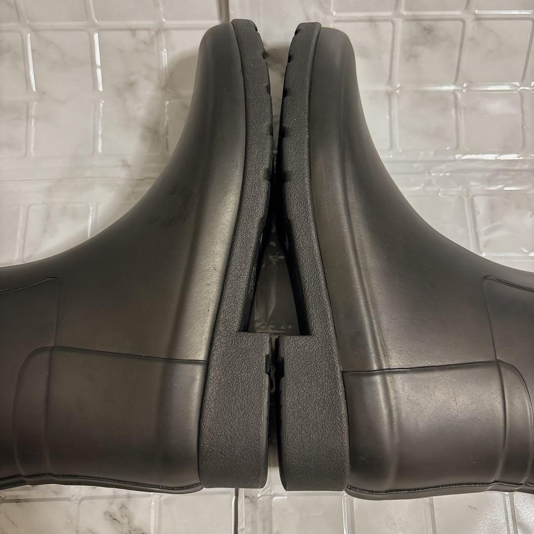 HUNTER ハンター　レインブーツ　23cm 黒　ブラック　ショート