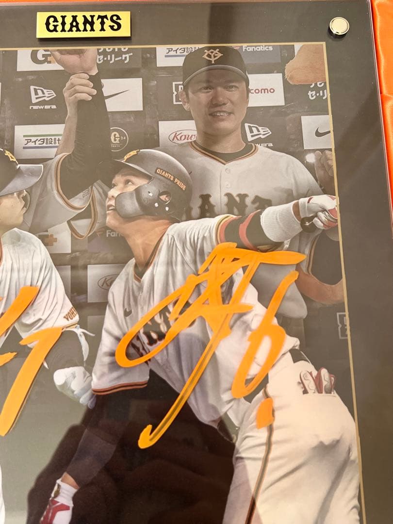 亀あり　坂本勇人　岸田行倫　直筆サイン入り ヒーローズプレート 巨人　読売