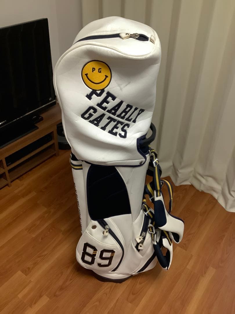 パーリーゲイツ　キャディバッグ　限定ニューヨークスマイル