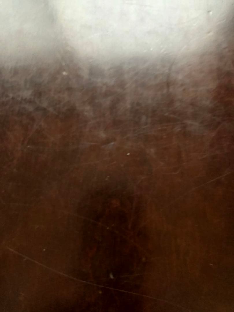 和モダン　テーブル　座卓　1.2M 正方形　濃茶