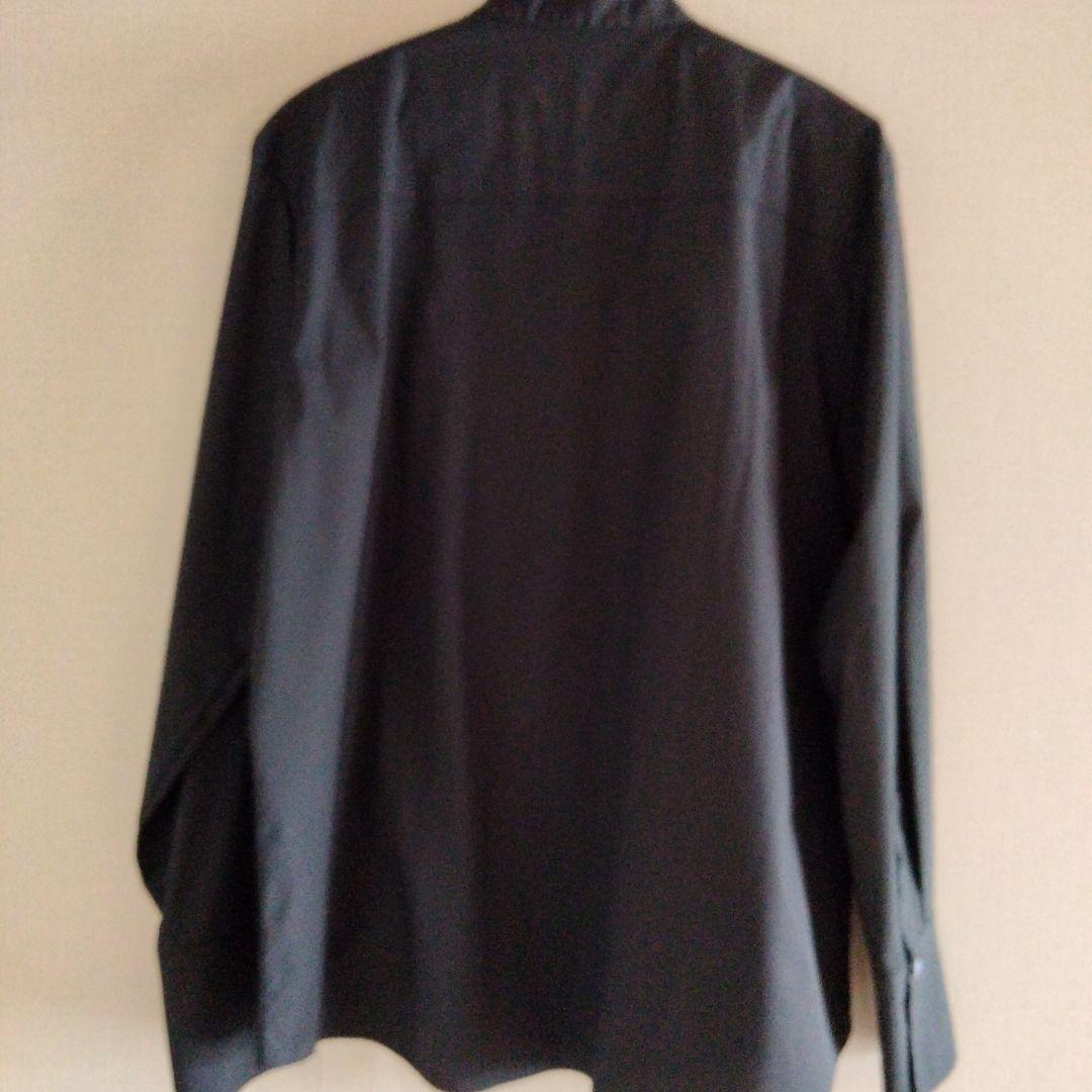 本日のみ出品【Theoryリュクス】ブラックプリーツ長袖シャツ