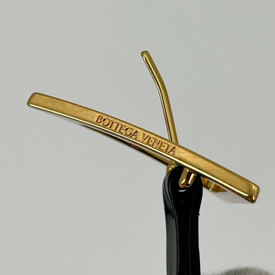 M*o様 未使用級✨ボッテガヴェネタ ベルト トライアングル ゴールド ブラック