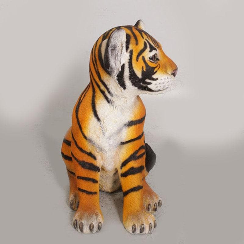 ★樹脂製 チャイルドタイガー 子虎 タイガー トラ フィギュア オブジェ