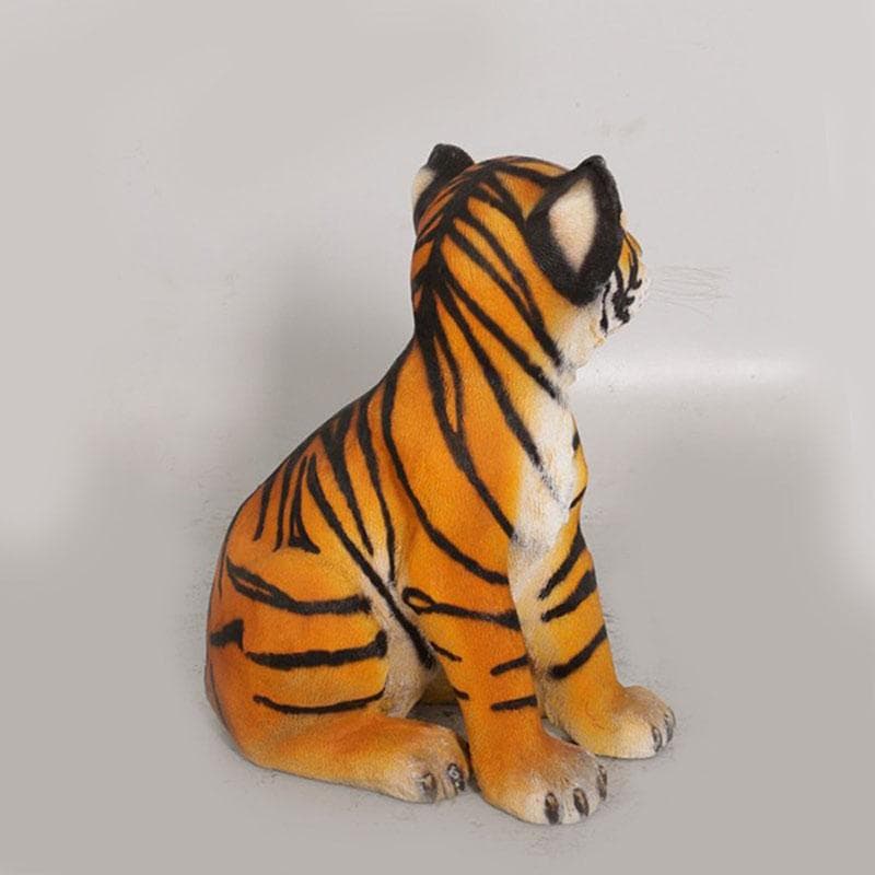 ★樹脂製 チャイルドタイガー 子虎 タイガー トラ フィギュア オブジェ