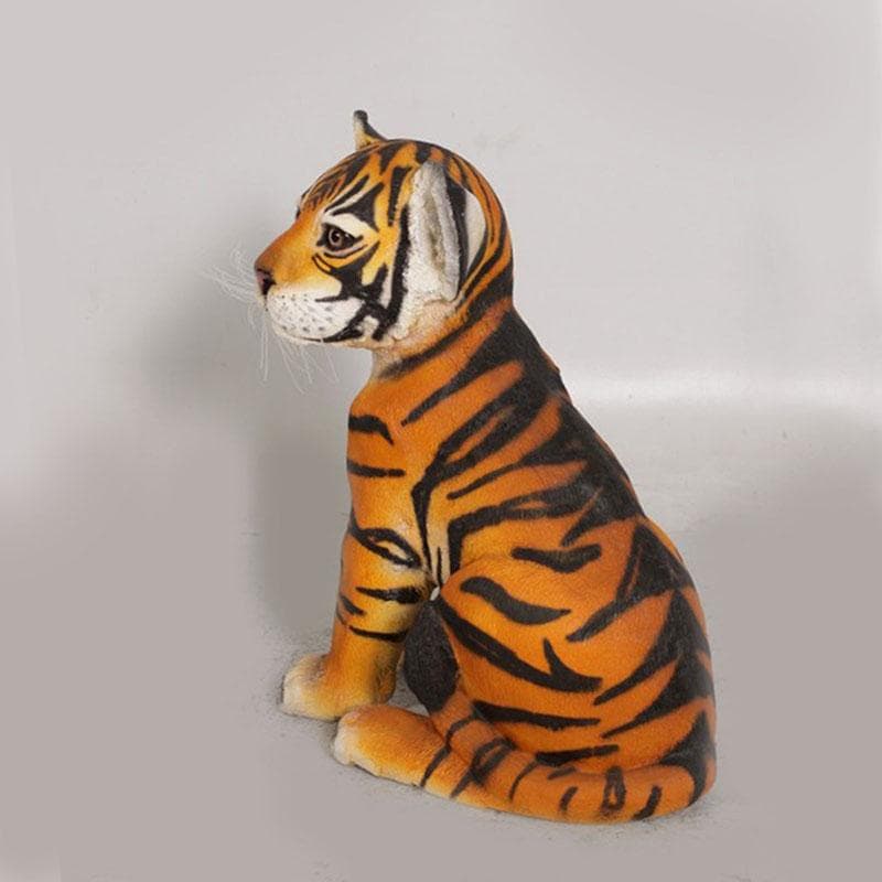 ★樹脂製 チャイルドタイガー 子虎 タイガー トラ フィギュア オブジェ