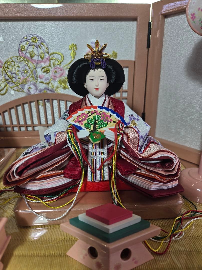 【一点限り】雛人形 収納飾り 　HS31