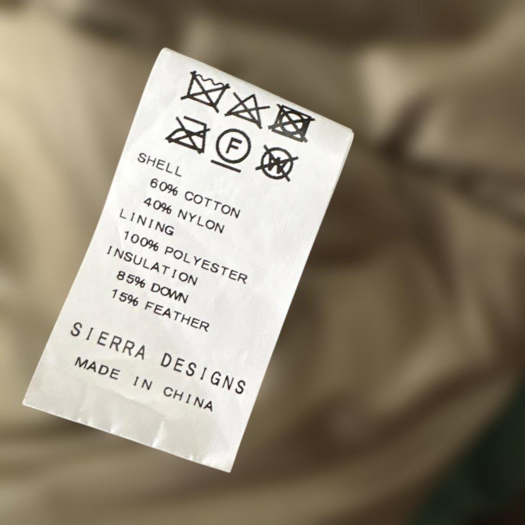 Sierra designs シエラデザイン　ロクヨンクロスダウンジャケットXL