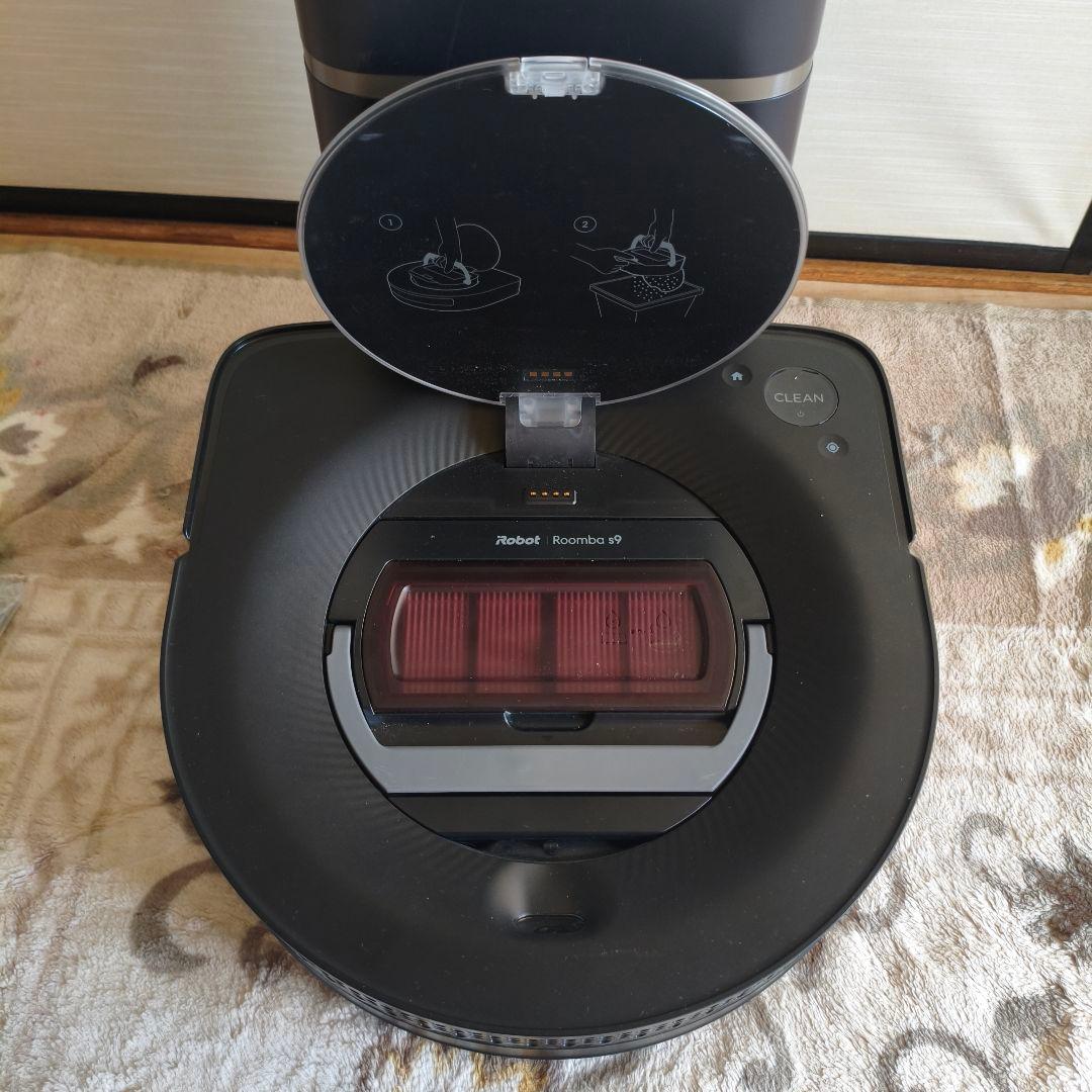 動作品 ルンバ s9+ ロボット掃除機クリーンベース フィルター 充電ドック付き