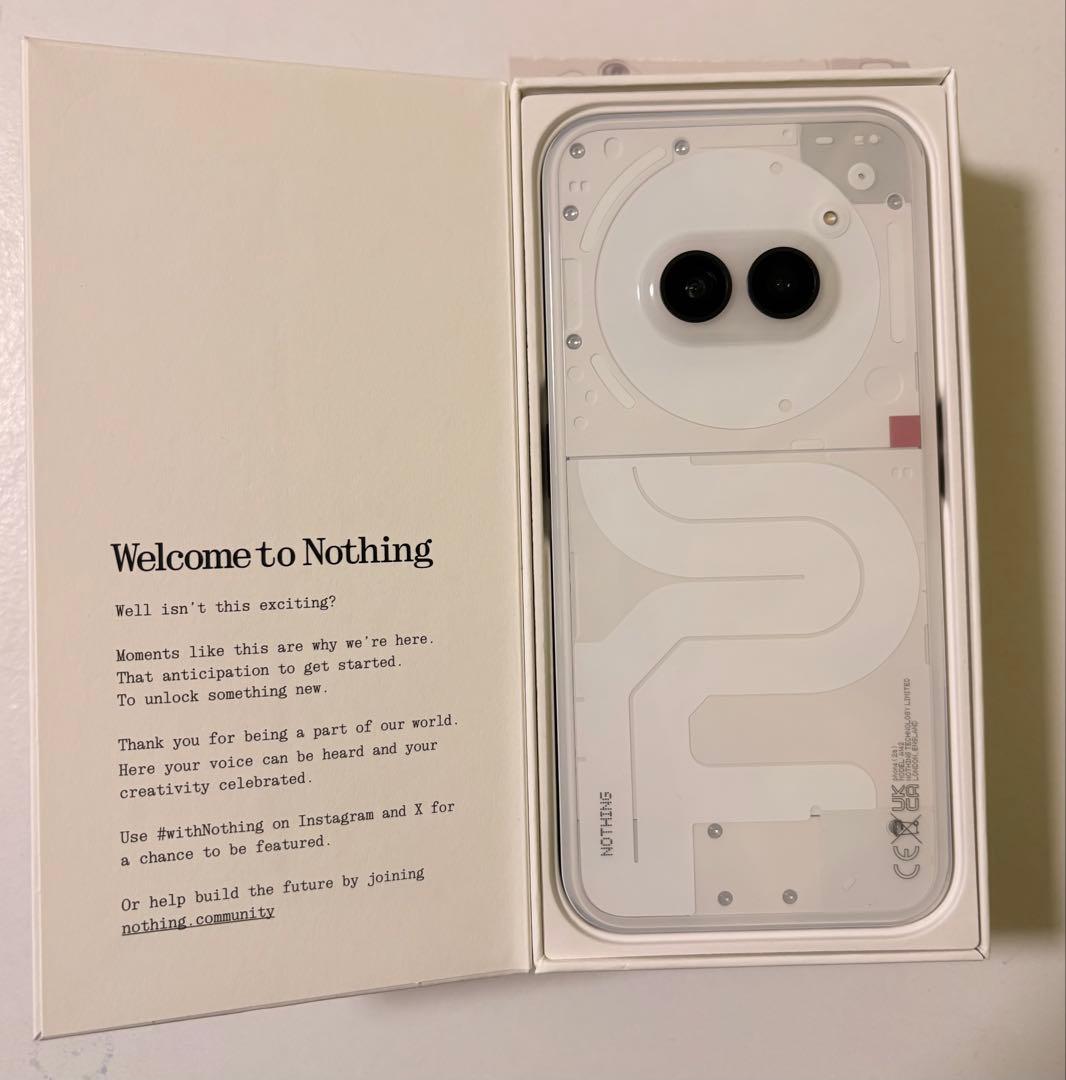 【値下げしました！】nothing phone 2a 128GB ミルク