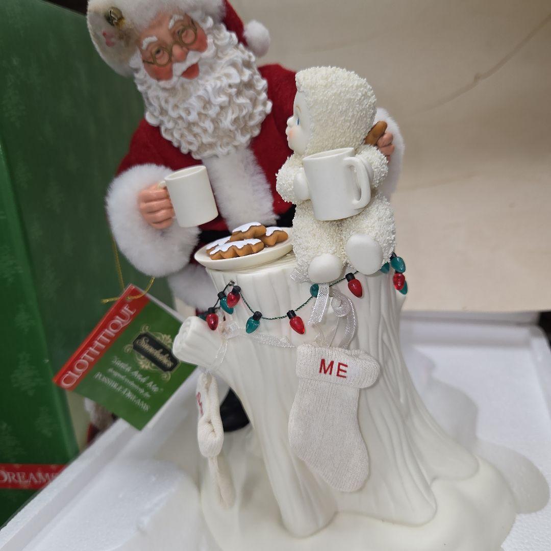 激レア　スノーベイビーとサンタフィギュア