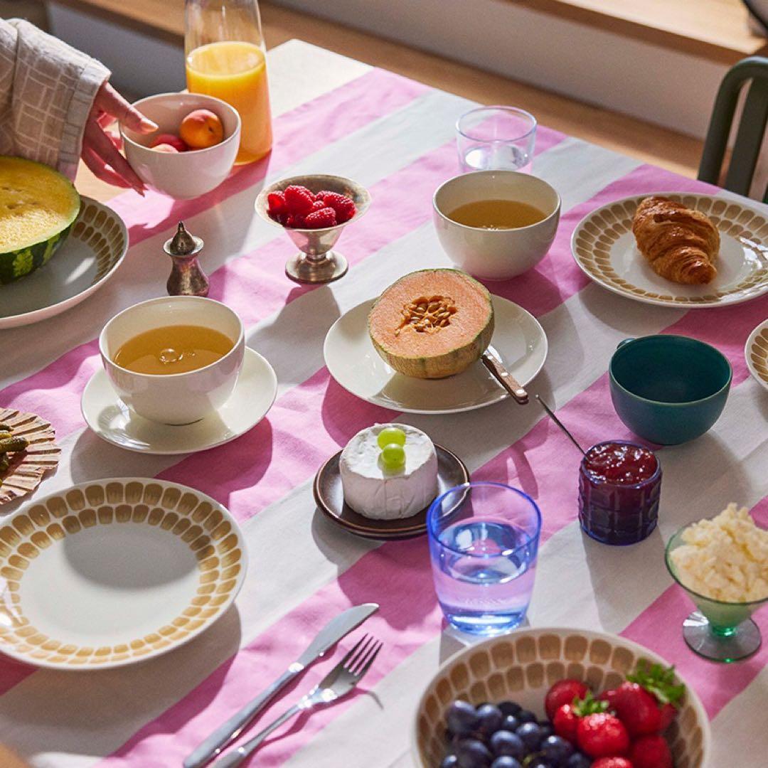 新品アラビアARABIA24Hトゥオキオ プレート20cm 3セット ホリデー赤