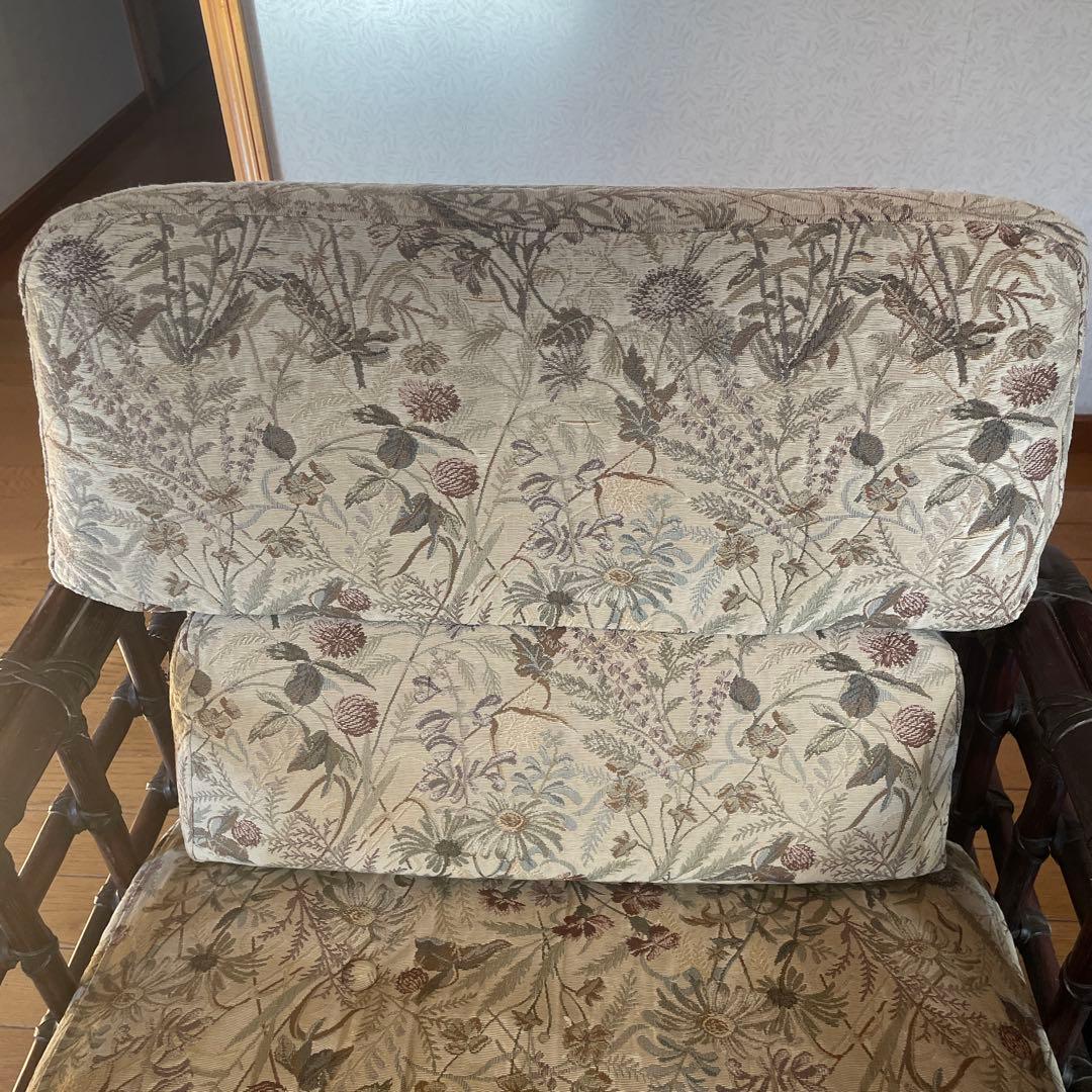 ヤマカワラタン ヴィンテージ 1人掛けソファ パーソナルチェア 山川ラタン