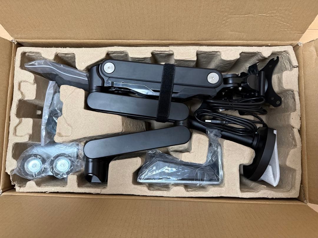 モニターアーム Bauhutte BMA-2GS-BK