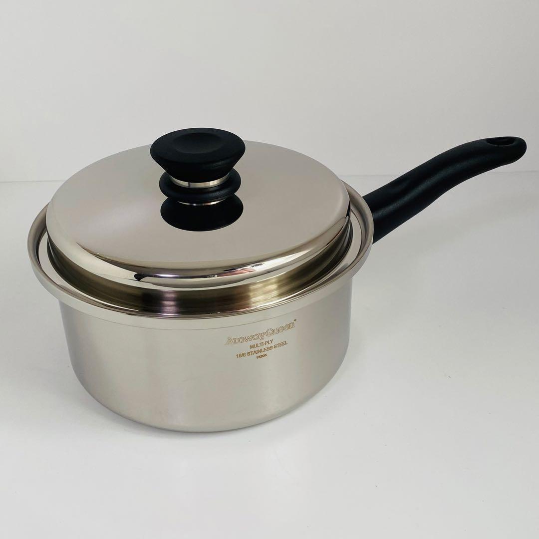 Amway アムウェイ 大ソースパン　現行品　未使用　高級鍋　ステンレス