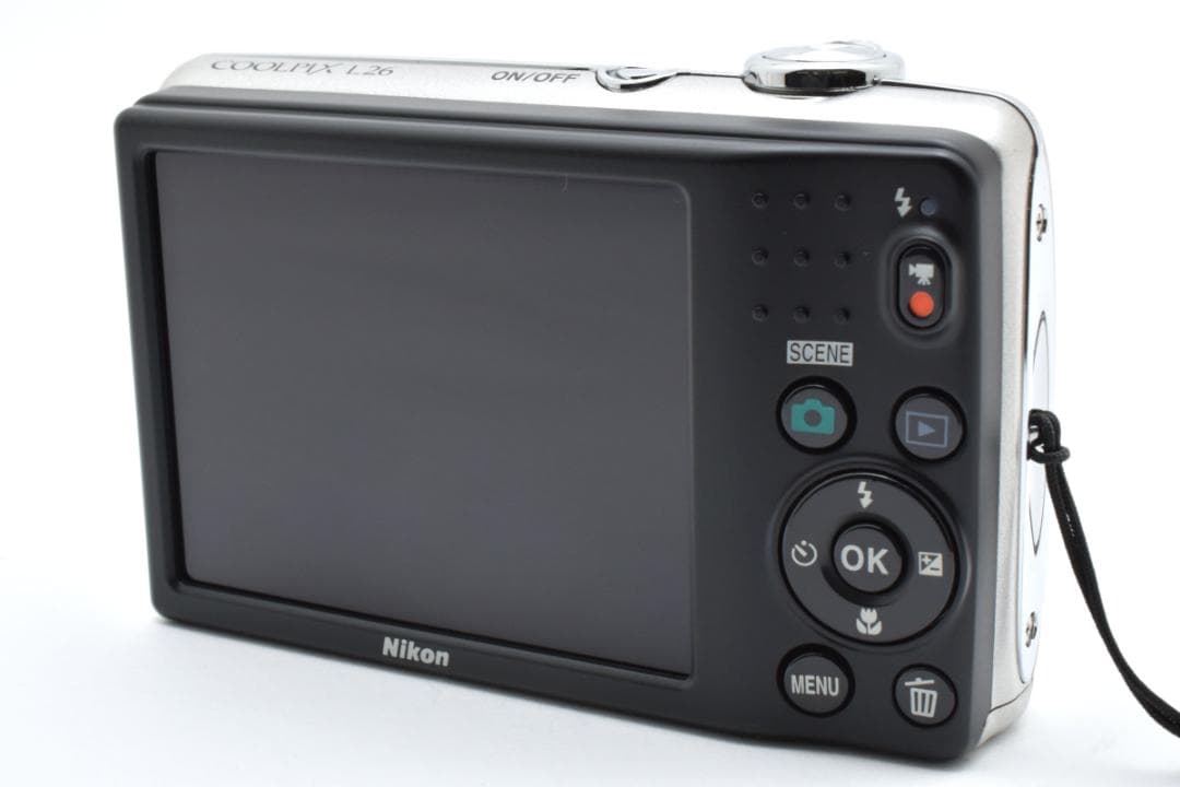 【極美品】NIkon COOLPIX L26 シルバー　ほぼ新品！