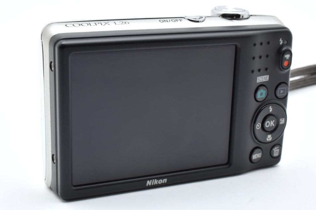【極美品】NIkon COOLPIX L26 シルバー　ほぼ新品！