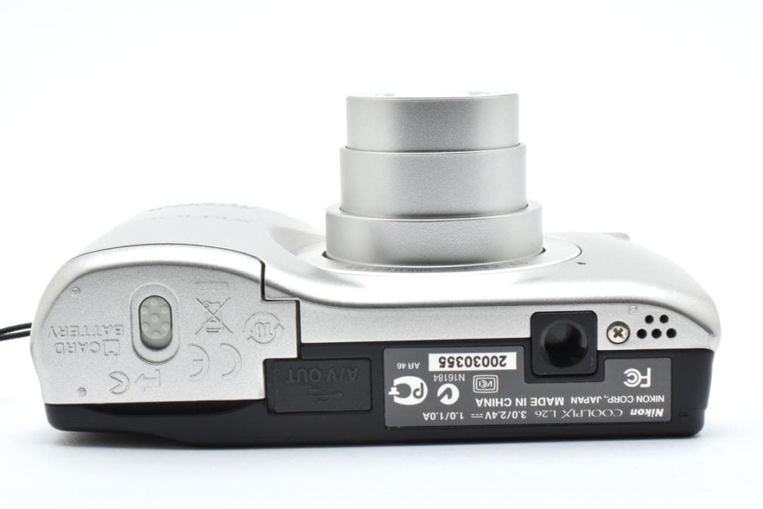 【極美品】NIkon COOLPIX L26 シルバー　ほぼ新品！