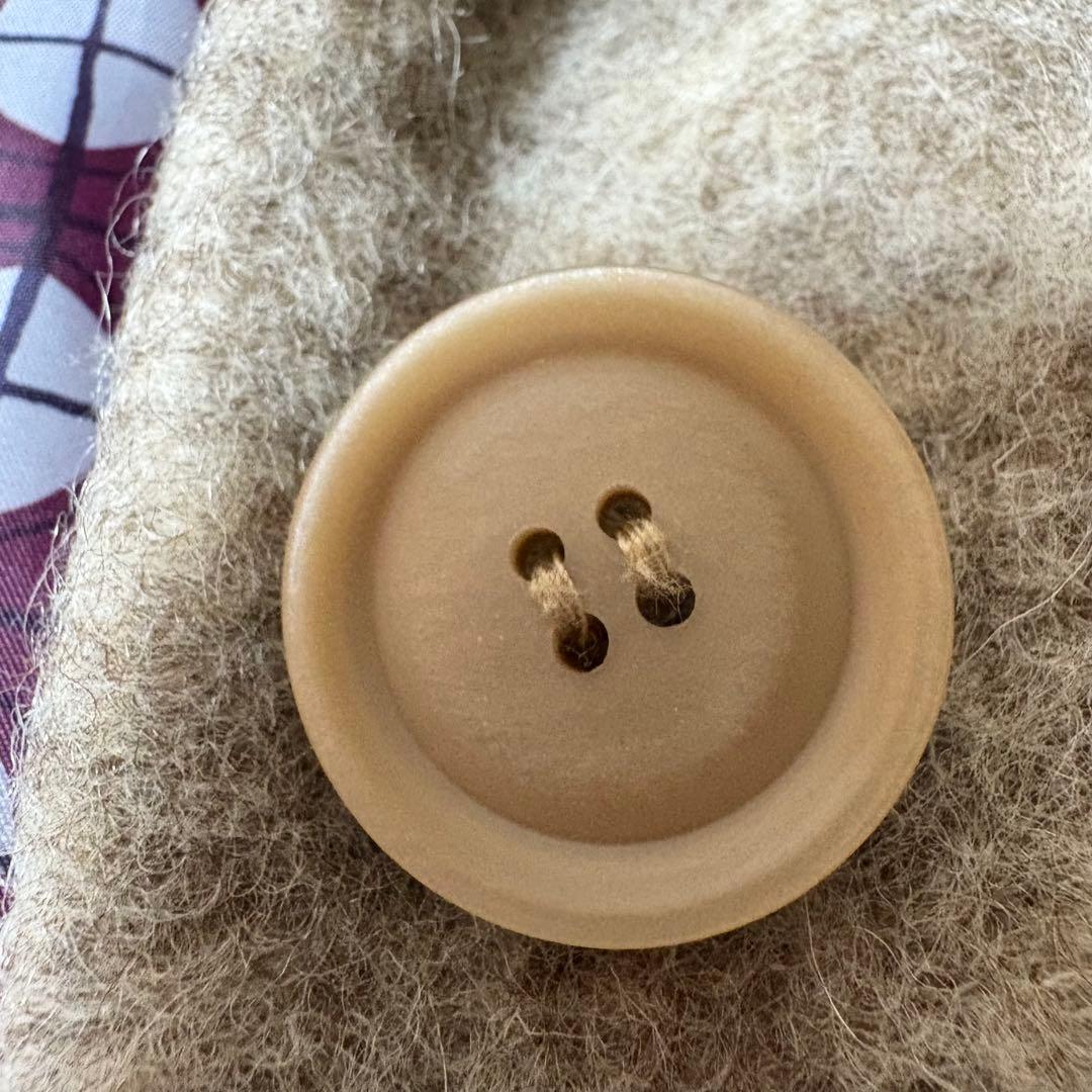 アズノゥアズオオラカ ウールコート グレージュ 大きいサイズ 17号