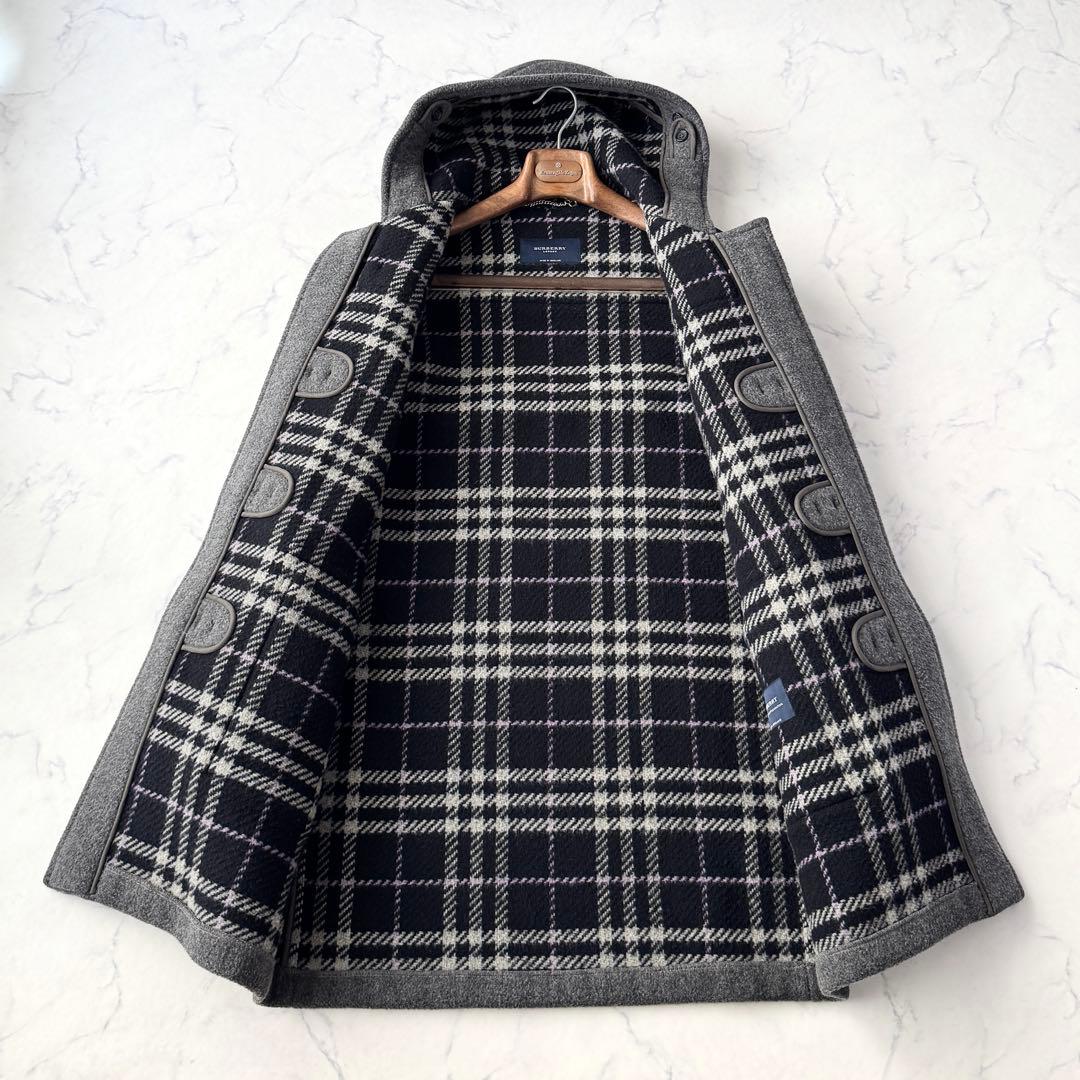 BURBERRY バーバリー ダッフル コート グレー 46 ＝ 日本人 M〜L