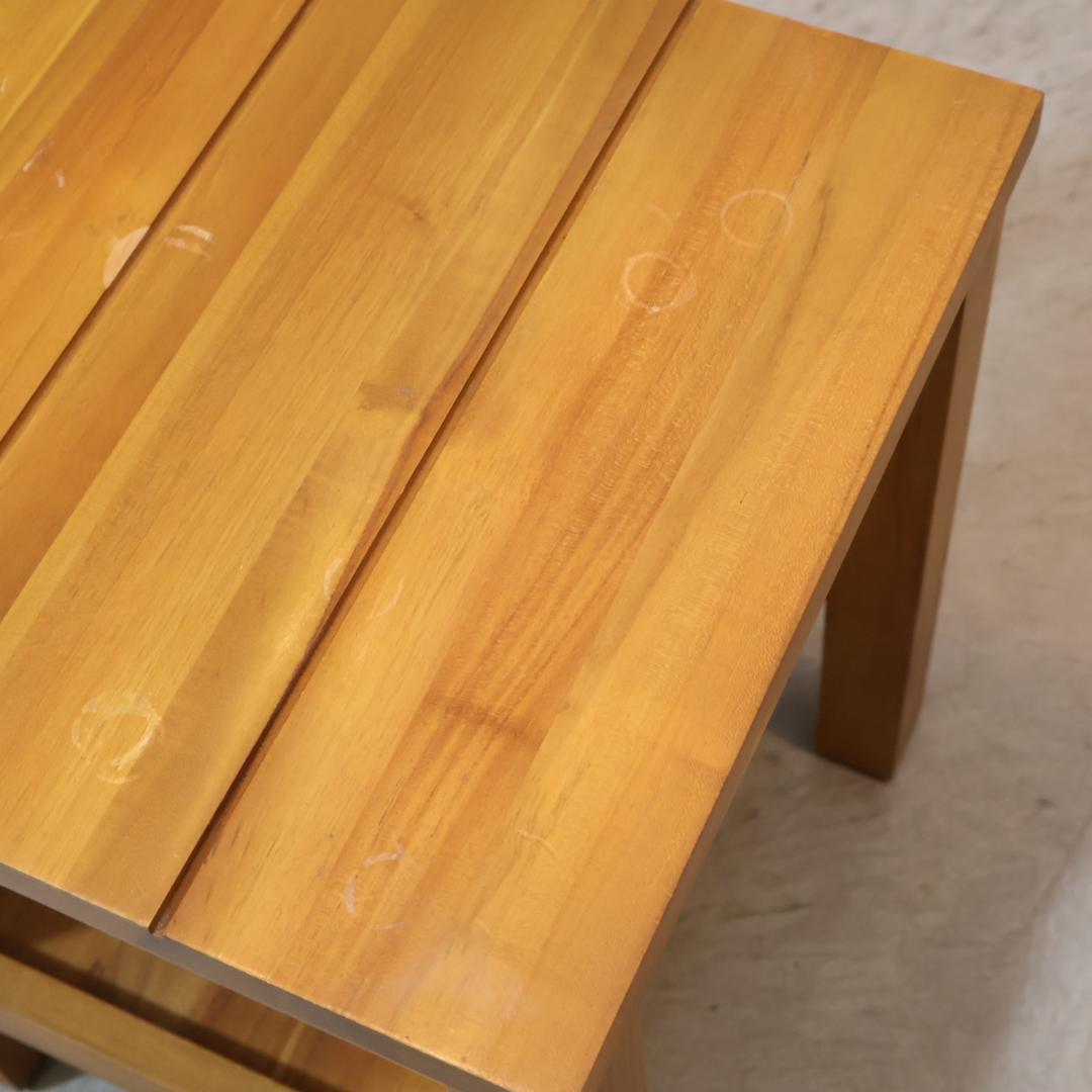 unico ウニコ ブレス チーク無垢材 スツール サイドチェアー ベンチ