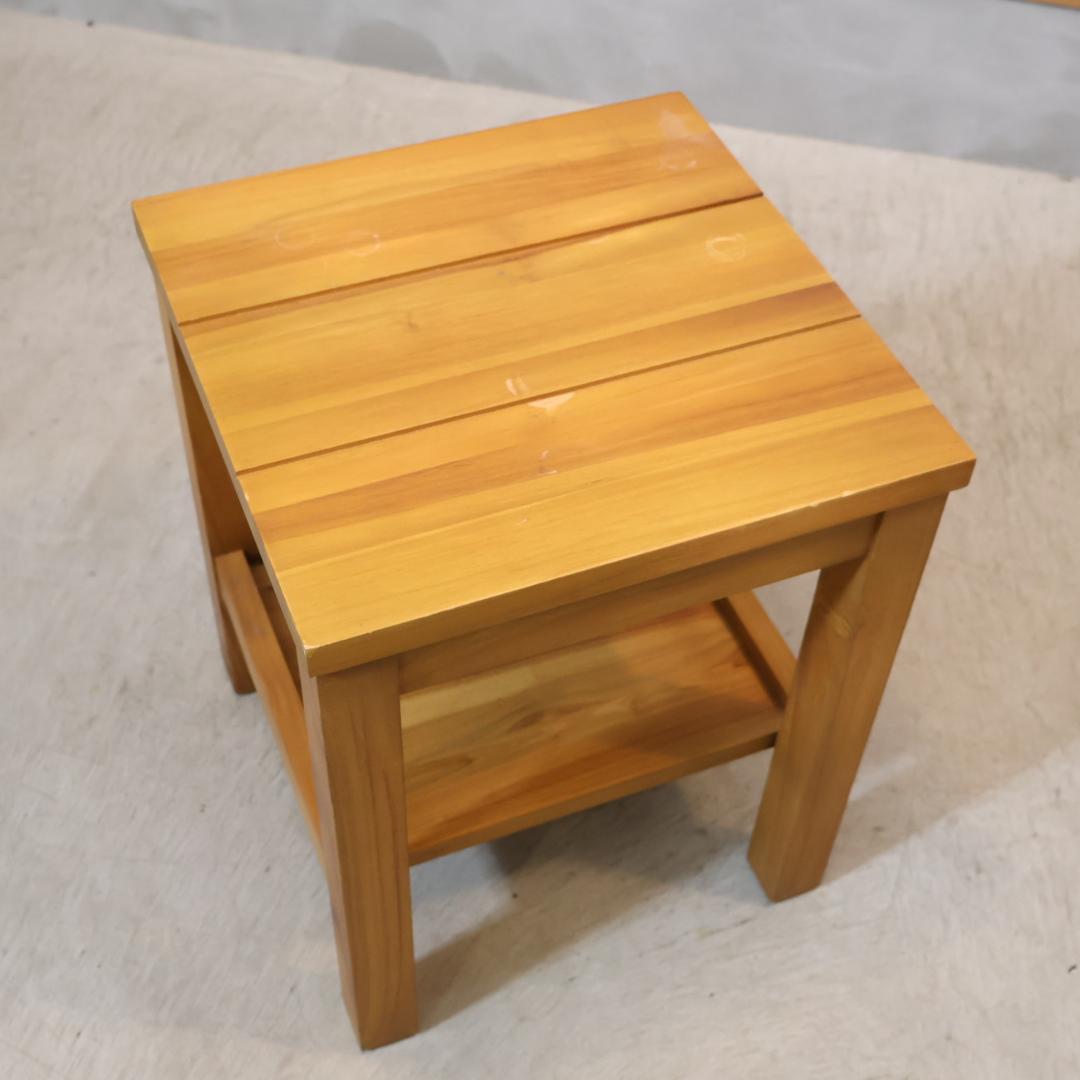 unico ウニコ ブレス チーク無垢材 スツール サイドチェアー ベンチ