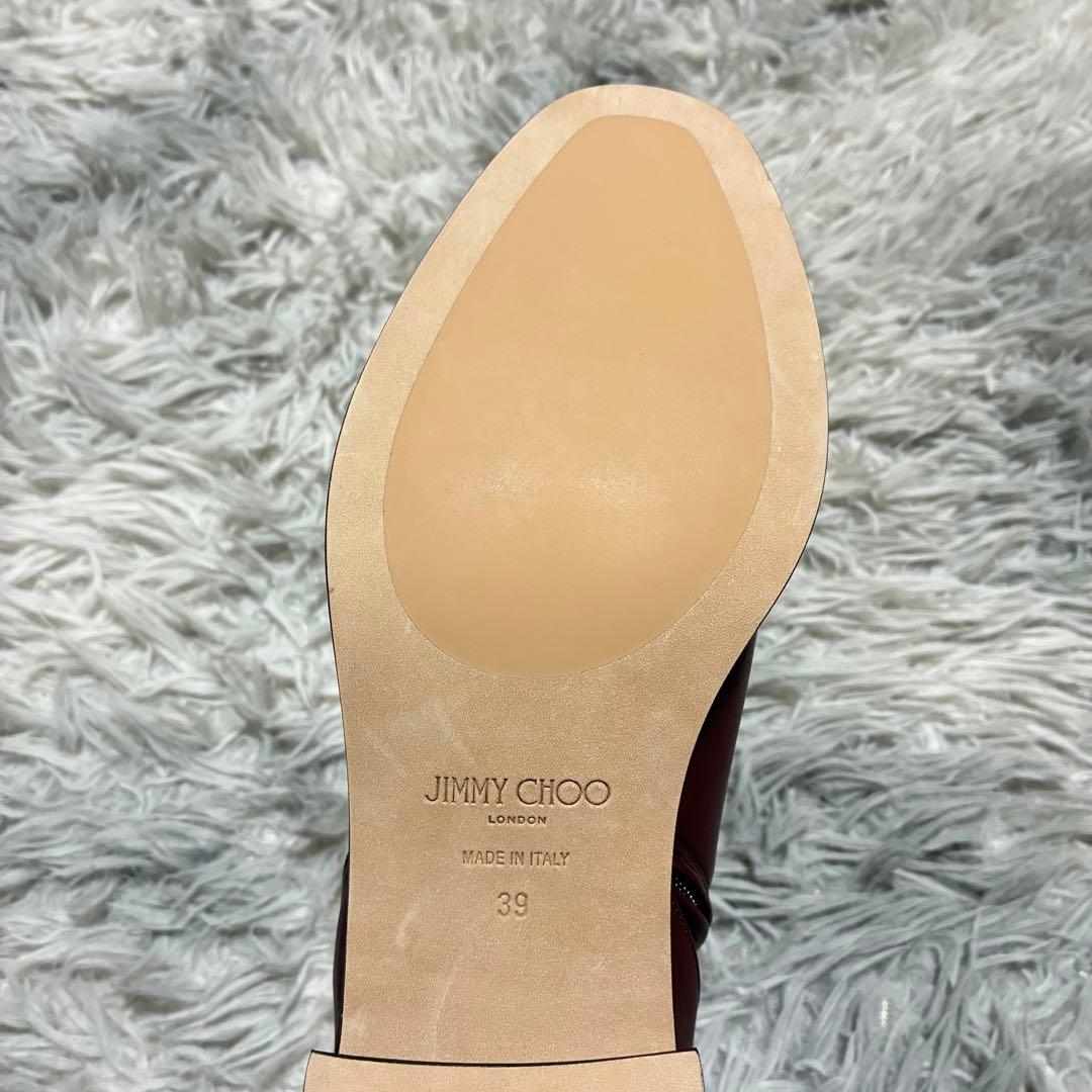 【未使用美品】JIMMY CHOO 本革 39〈参考価格143,200円〉