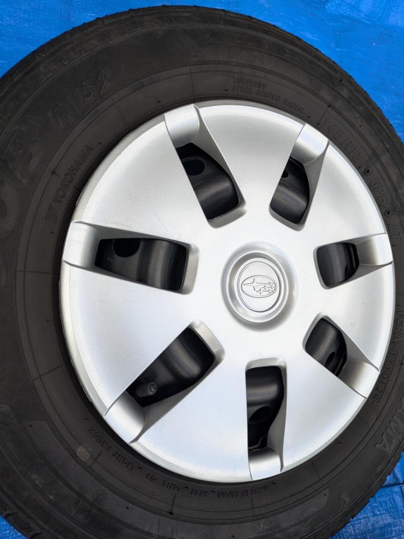 出品①★ハイゼット/サンバー　145R12★　※注意！4本セットの内２本のみ