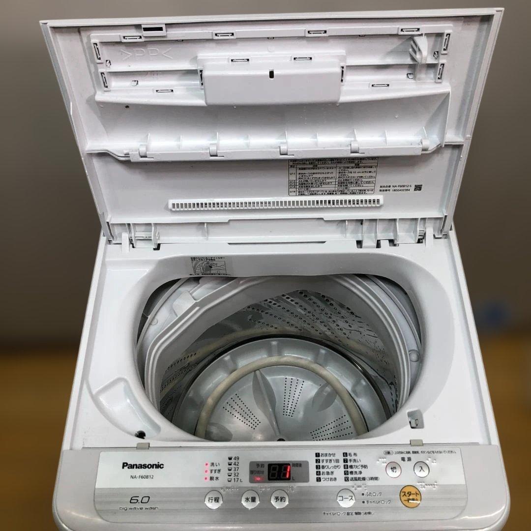 送料無料 パナソニック 洗濯機 NA-F60B12 2018年製 88336