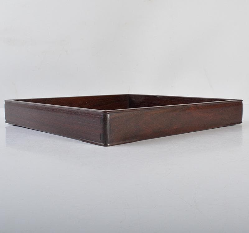 中国　唐木紫檀製　煎茶盆　香盆　V R4394