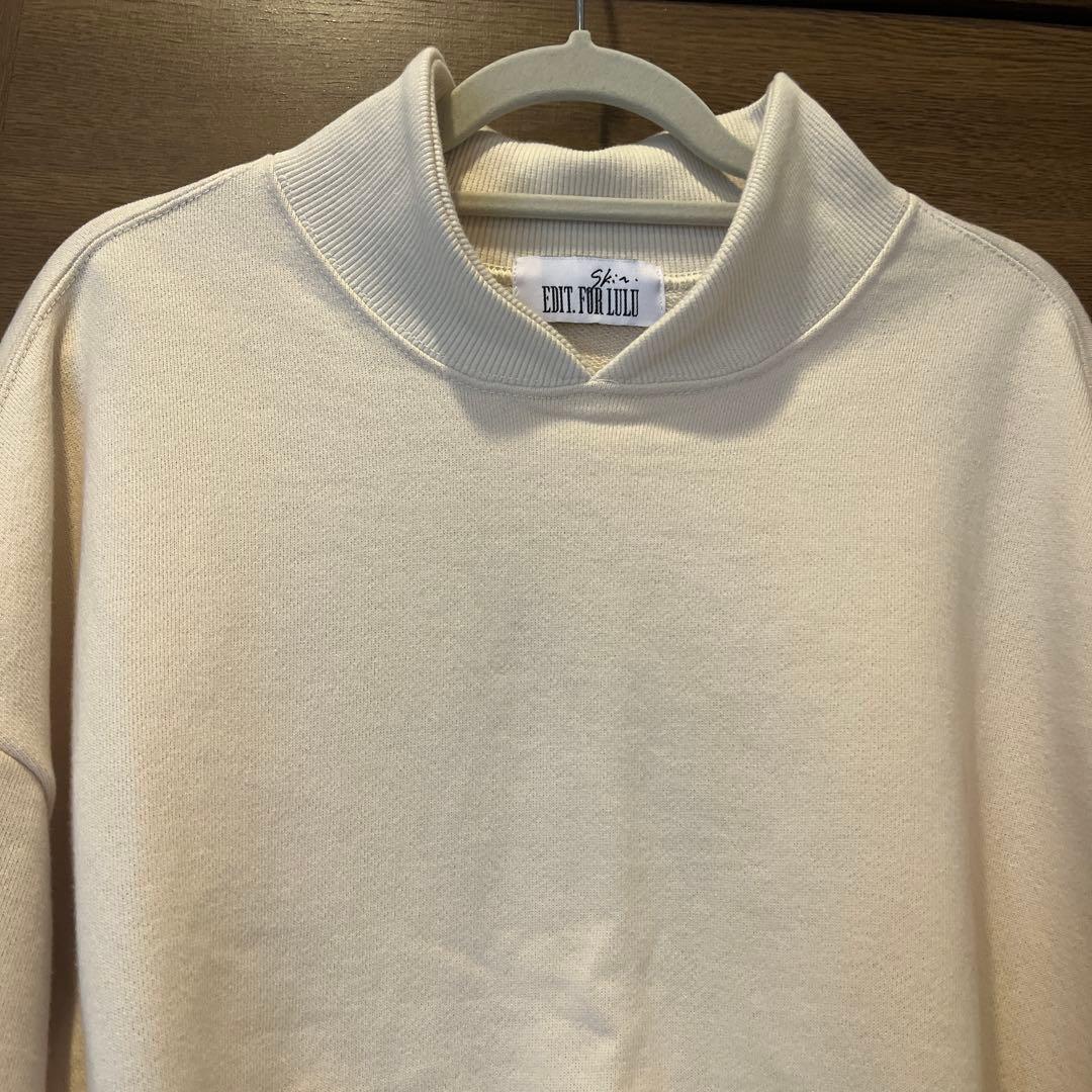 SKIN x EDIT. FOR LULU コラボ クロッ プドスウェット