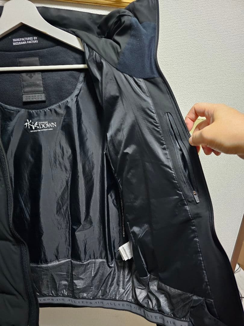 デサント 水沢ダウン マウンテニア DAMOGK30U 紺 O XL