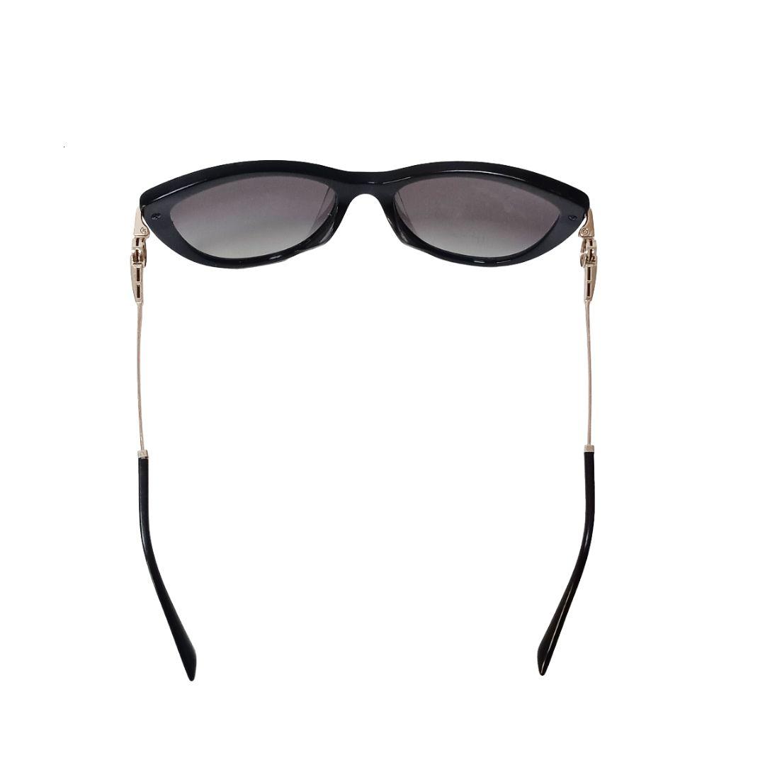 ブルガリ BVLGARI サングラス ラインストーン ブラック キャットアイ