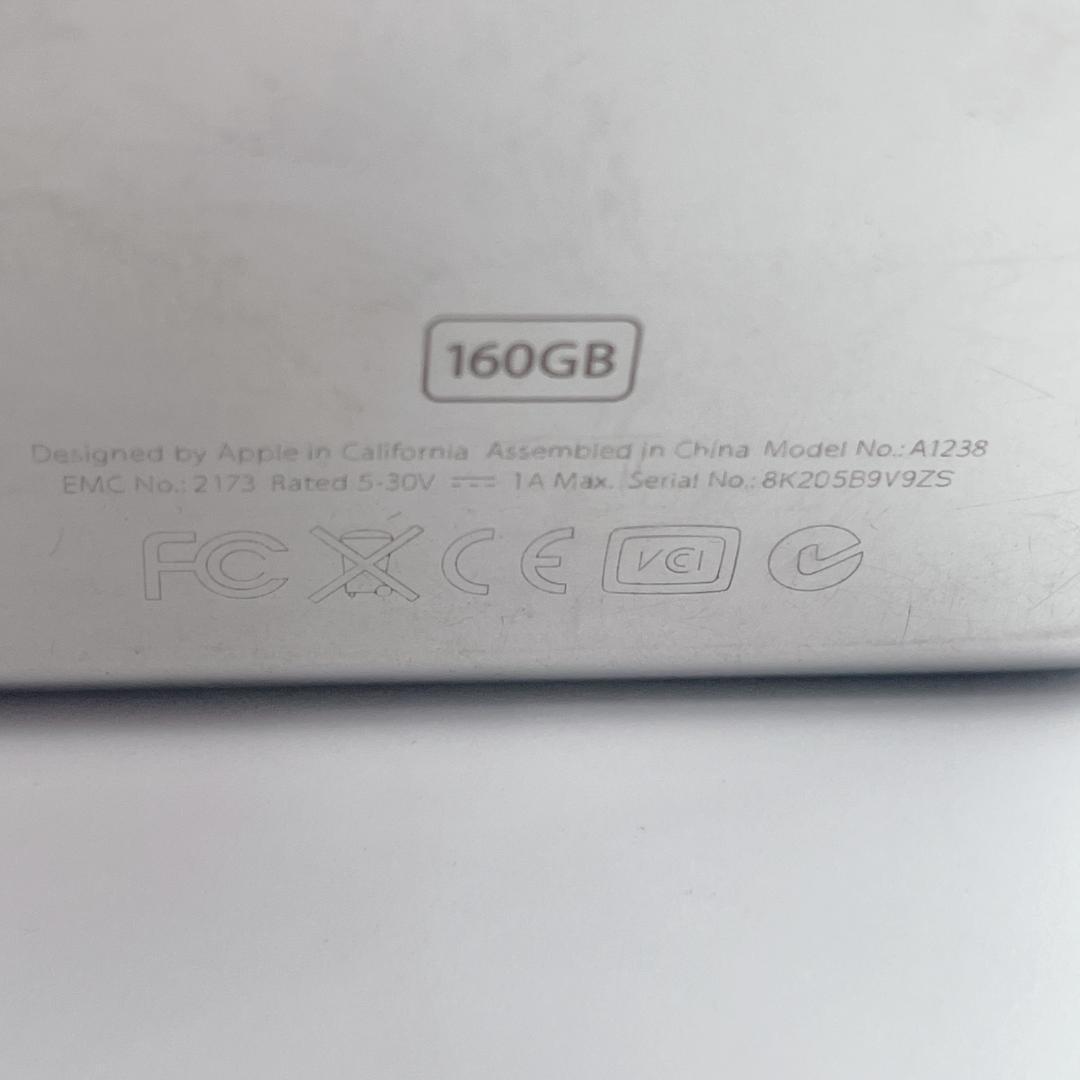 【概ね美品】Apple iPod classic160GB A1238 シルバー