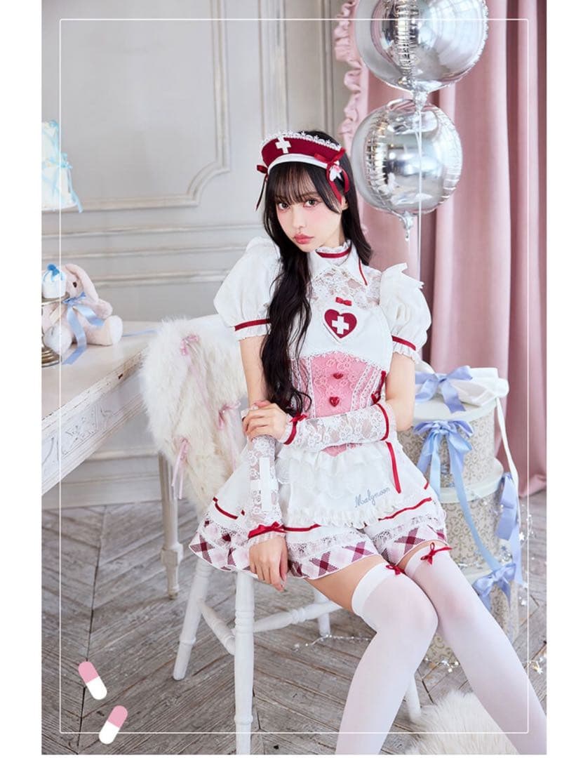 Malymoon マリームーン ナース コスプレ レッド