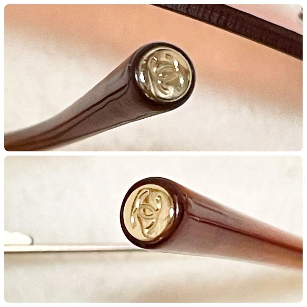 美品 CHANEL シャネル サングラス リムレス ココマーク 希少モデル