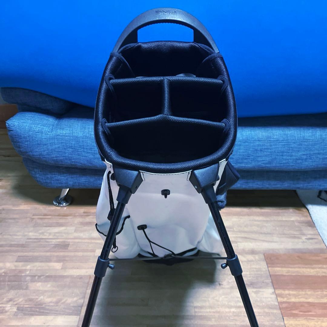 【美品】PINGゴルフキャディバック　　ホワイト／ピンク　カスタムオーダー