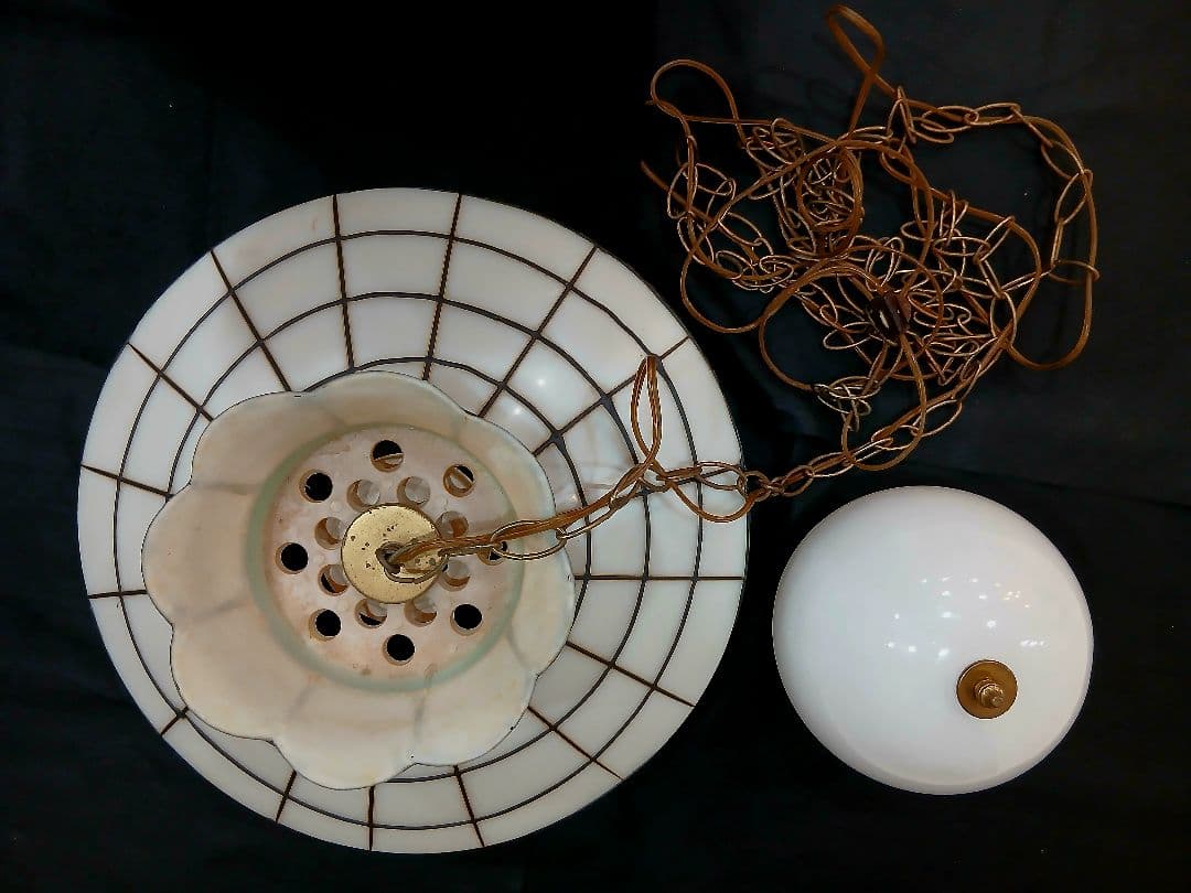 希少！コカ・コーラ ティファニー風 ハンギングランプ ステンド レトロカフェ調