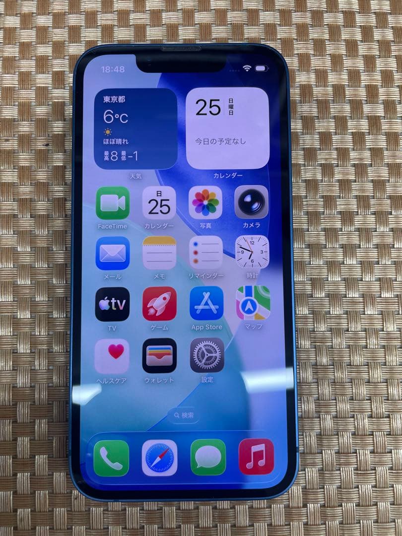 iPhone 13 mini 128 GB ブルーSIMフリー【8482】