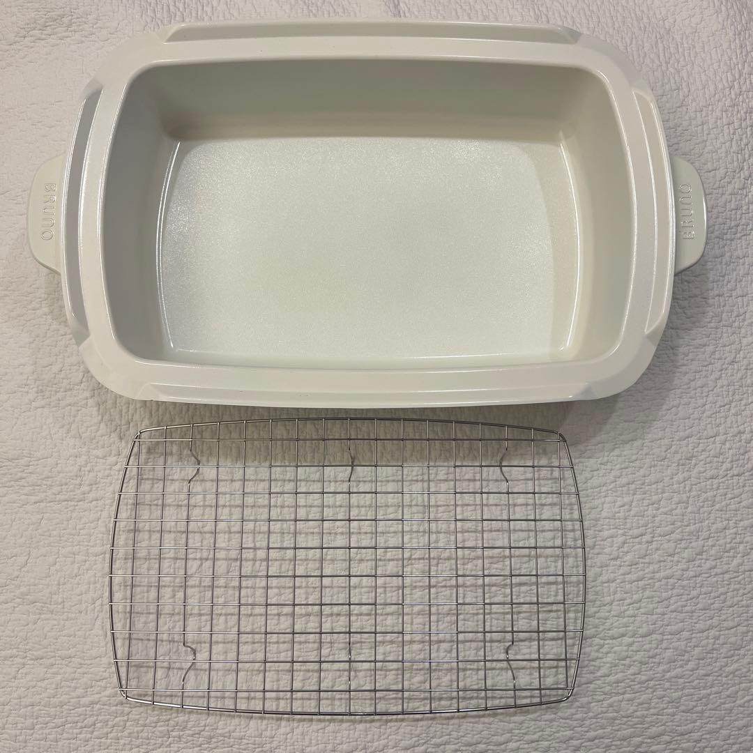 (新品未使用)BRUNO ホットプレート グランデサイズ レッド&深鍋オプション