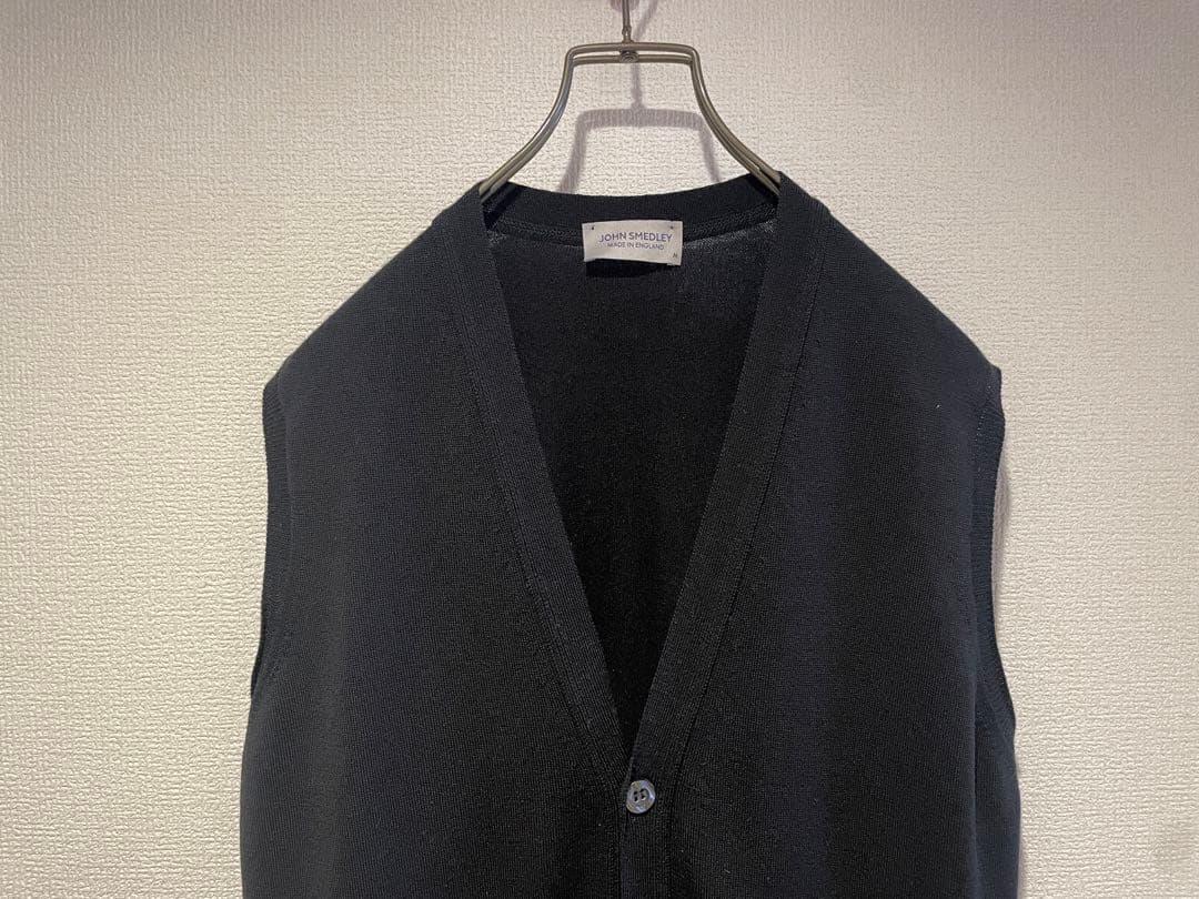 イングランド製 JOHN SMEDLEY ウール ニット ベスト